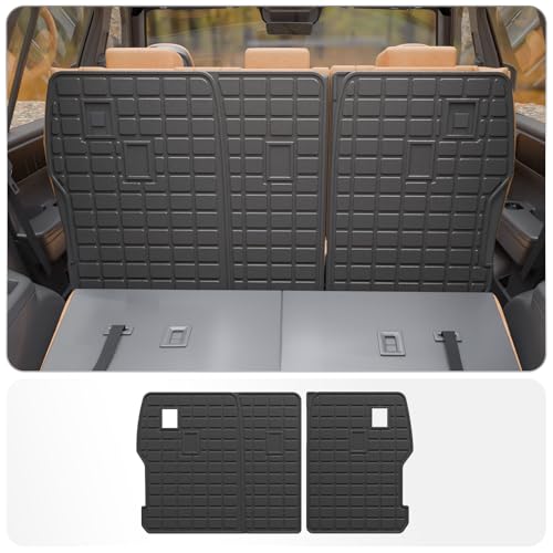 2nd Row Kick Mats for 2024 2025 2026 Hyundai Santa Fe 6&7 Seats