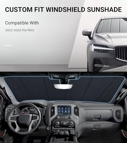 Custom Fit Windshield Sunshade for Kia NIRO 2017