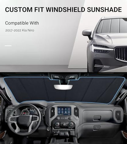 Custom Fit Windshield Sunshade for Kia NIRO 2017