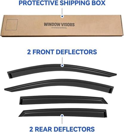Window Visors Rain Guards for 2018