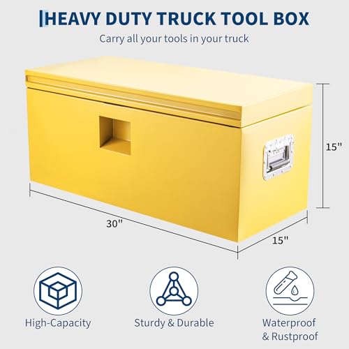 Truck Bed Tool Box Heavy Duty Steel Toolbox with Hydraulic
