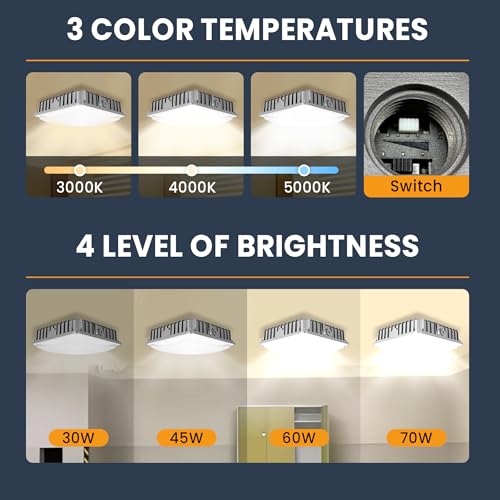 LED Canopy Light 70W 3CCT 3000