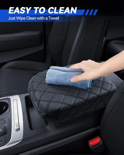 Armrest Cover for Kia Carnival 2026 2025 2024 2023 2022 Accessories Center Console Middle Lid Pad Protector for Car Elbow Rest