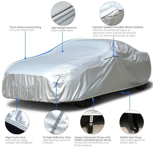 Hard Shell Car Cover Waterproof UV