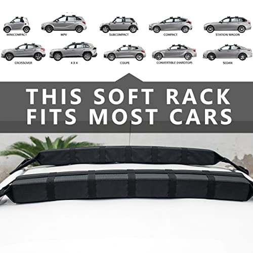 Kayak Roof Rack Soft Roof Rack Pads for Car Kayak Surfboard
