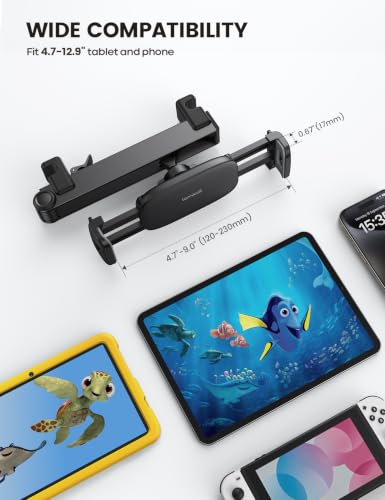 Car Headrest Tablet Holder