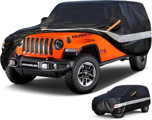 10 Layers Car Cover Custom Fit for Jeep Wrangler 4Door 4dr