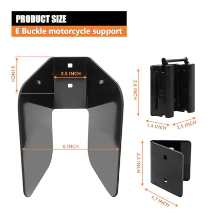 4Pack E Track Wheel Chock for Motorcycle