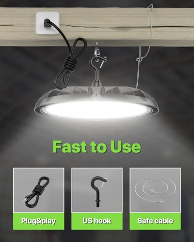 150W LED High Bay Lights 22 (6 Count)