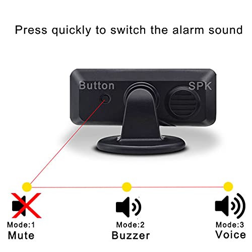 Car Parking Sensors Kit Reverse Radar parktronic System Auto Electronics Vehicle Back Assistant Reverse 8 Sensor (8 Count)