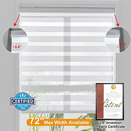 Cordless Zebra Blinds for Indoor Windows