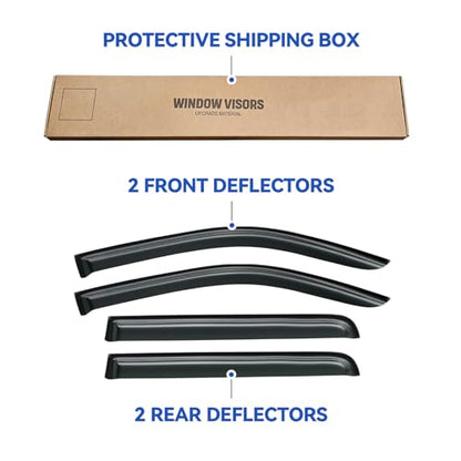 Window Visors Rain Guards for 2005
