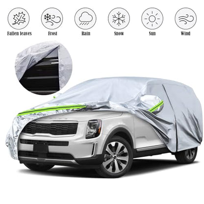 6 Layers Silver Waterproof Car Covers Replace for 2020