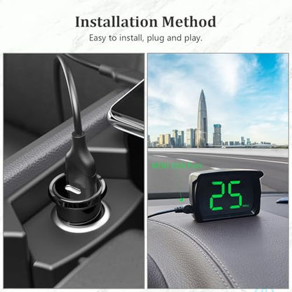 GPS Speedometer Digital Speedometer Cars Heads Up Display Y03 with Speed