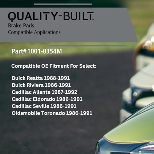 Rear Semi Metallic Brake Pads