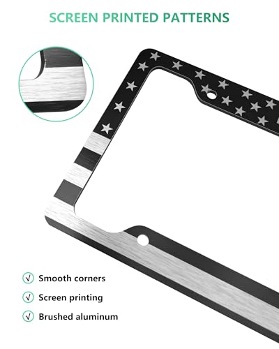 American Flag License Plate Frame