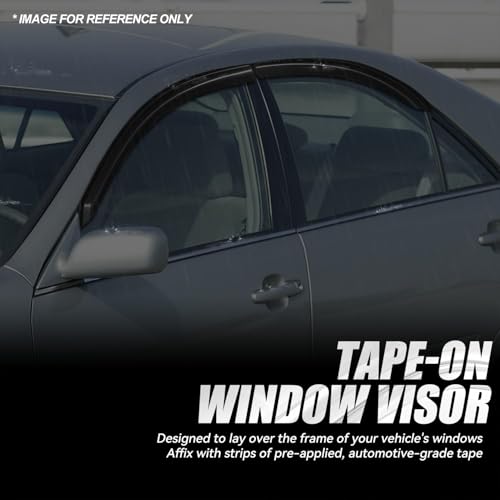 4PCS Tape On Window Visors for 2002 (4 Count)