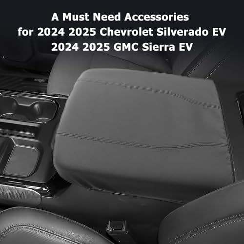 2025 2026 Silverado EV Center Console Cover Compatible with 2024 2025 2026 Silverado EV