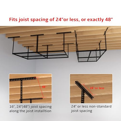 The Atlas Pro 4 x 8 ft Overhead Garage Storage Rack