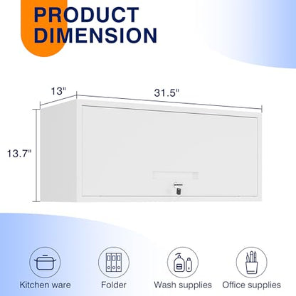 Metal Wall Cabinet with Doors