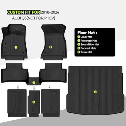 All Weather TPE Floor Mat Set for 2018