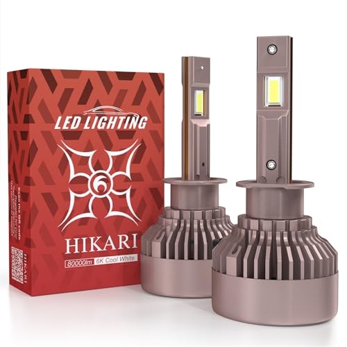 H1 Fog Light 80000LM Pure White 6000K LED Bulbs