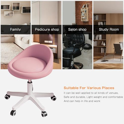Rolling Stool Low Backrest