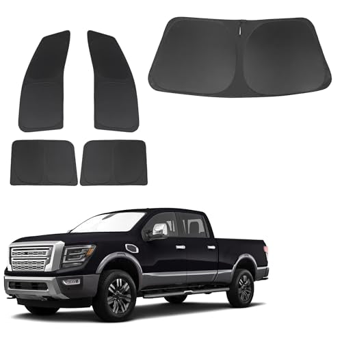 Window Shades for Nissan Titan 2020 (5 Count)