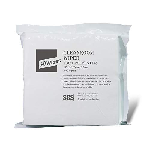 Cleanroom Cloth Wipes 9"x9"
