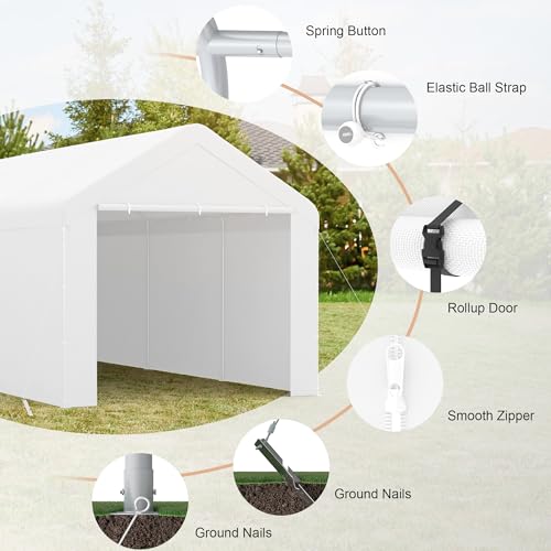 Carport 10x20 Heavy Duty Portable Garage w