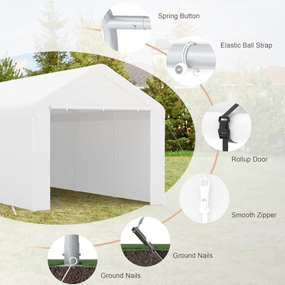 Carport 10x20 Heavy Duty Portable Garage w