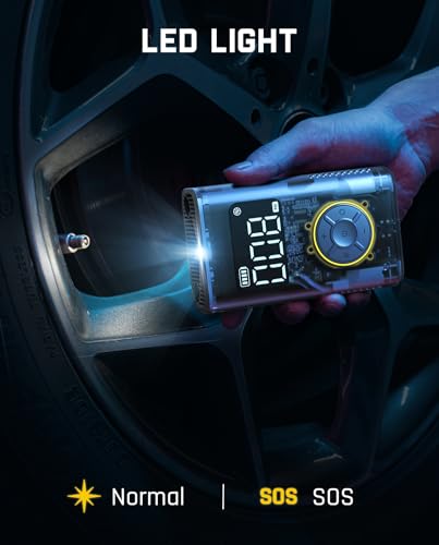 X9 Pro Portable 1Min Fast Tire Inflator for Compact Car (150 Count)