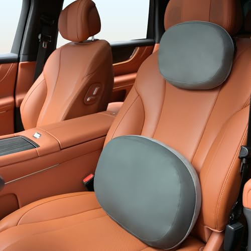 Car Headrest and Lumbar Support Pillow for Car Office Chair