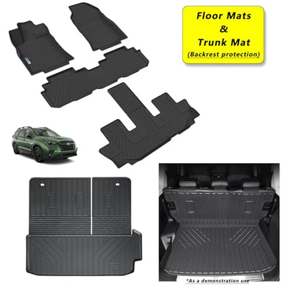 Floor Mats & Trunk Mat Backrest Mat for 2019