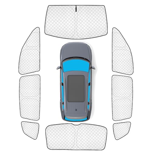 8pcs Thicken Sun Shades for Volkswagen VW Tiguan 2018 (8 Count)