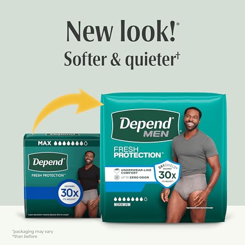 Fresh Protection Adult Diapers for Men (26 Count)