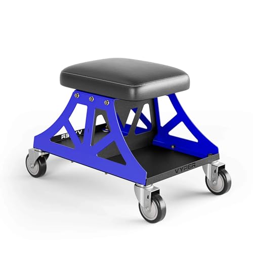 Vyper Low Pro Garage Stool with Removable Seat for Mechanics