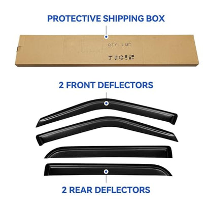 Window Visors Rain Guards for 1997