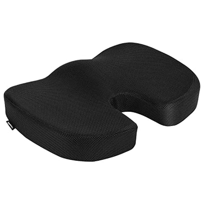 Comfortable Seat Cushion & Lumbar Support for Office Chairs