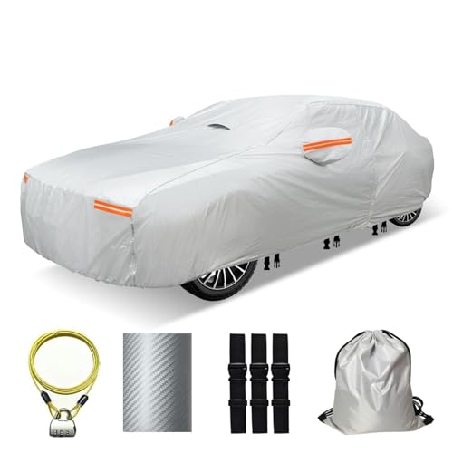 30 Layers Heavy Duty Car Cover for Automobiles All Weather Waterproof