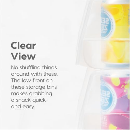 8-Pack, Large Clear Stackable Storage Bins (8 Count)