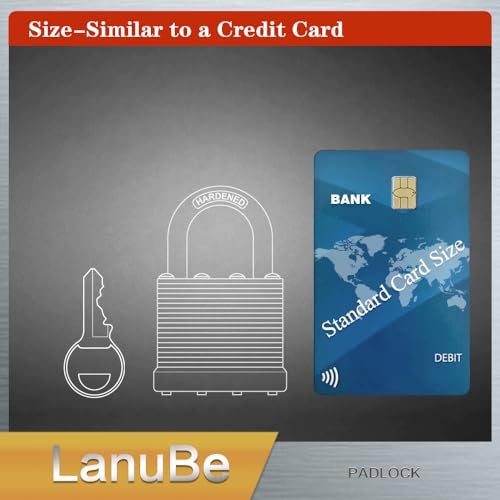 Lock Laminated keyed Padlock (2 Count)