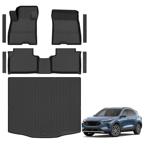 Floor Mats & Cargo Liner Custom Fit for Ford Escape Hybrid 2020