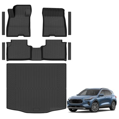 Floor Mats & Cargo Liner Custom Fit for Ford Escape Hybrid 2020