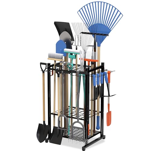 Garden Tool Organizer Rack Up to 50 Tools