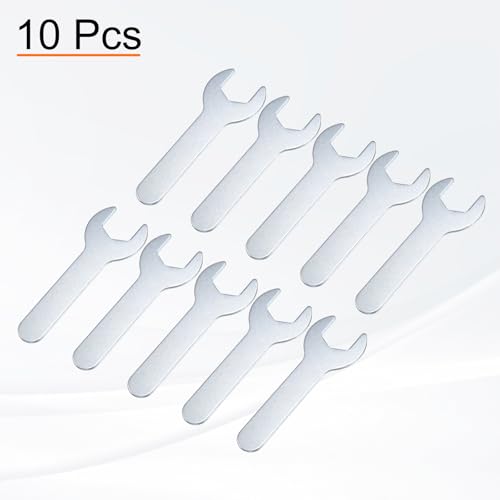 10pcs Small Wrench Open End Wrench 18x92x2mm Metric U (10 Count)
