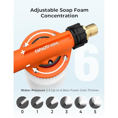 Upgraded Car Wash Foam Gun + Microfiber Wash Mitt