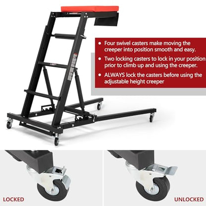 Automotive Engine High Top Creeper Workstation Shop Mechanic