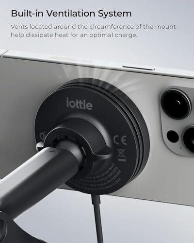 Velox Qi2 Mini 15W Wireless Charger Car Mount
