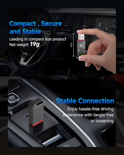 Wireless CarPlay Adapter for iPhone & Android